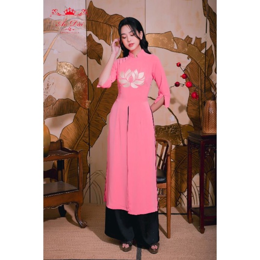 ÁO DÀI LỄ CHÙA HỒNG SEN TAO NHÃ♦️HỖ TRỢ SHIP 30K♦️TOÀN BỘ ẢNH THẬT