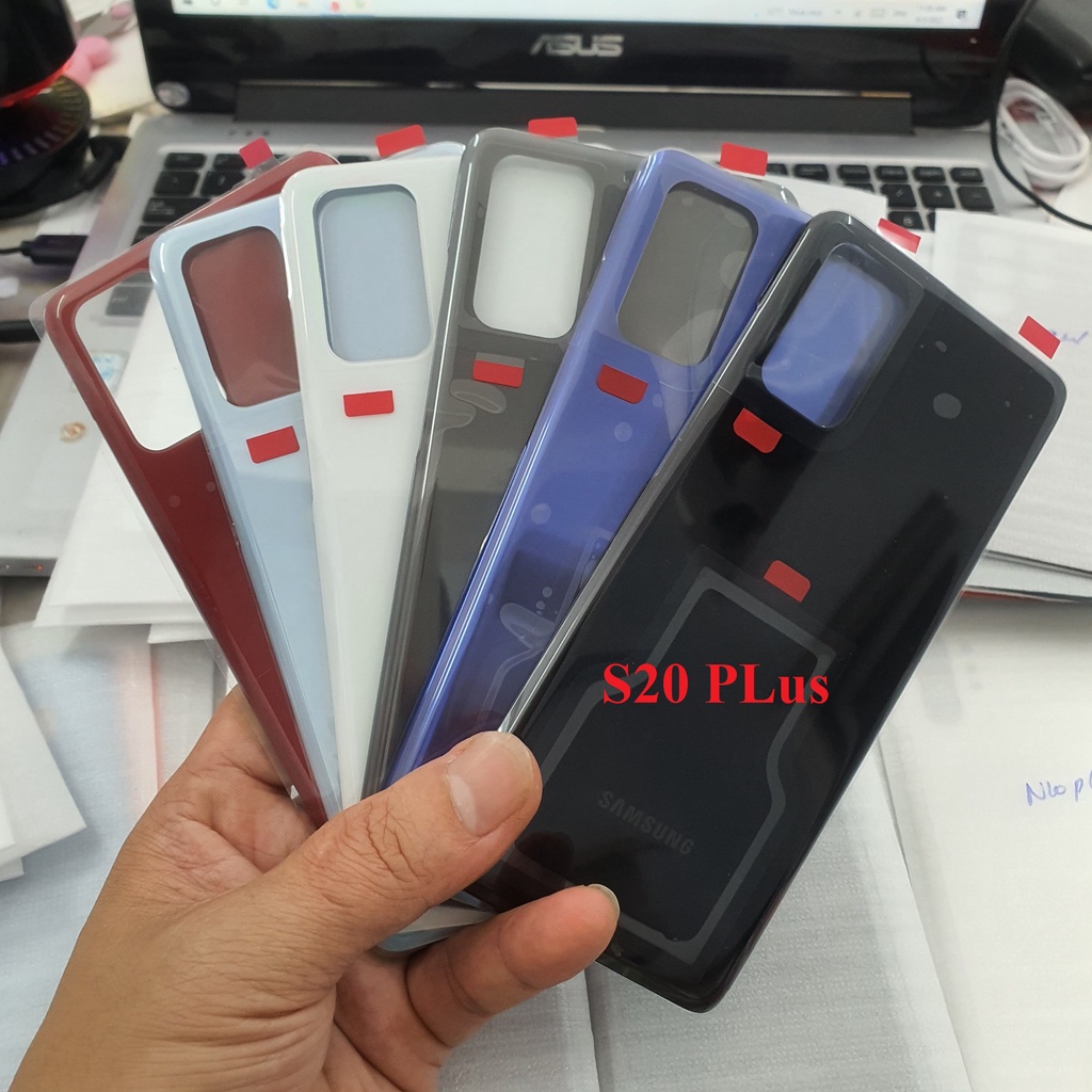Nắp Lưng Kính Samsung S20 Plus Chính Hãng, Đủ Màu Nguyên Bản Samsung