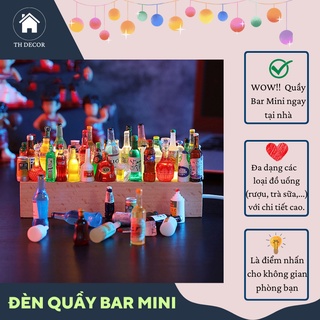 Đèn led DIY Mini Bar đẹp trang trí phòng ngủ, bàn làm việc chill