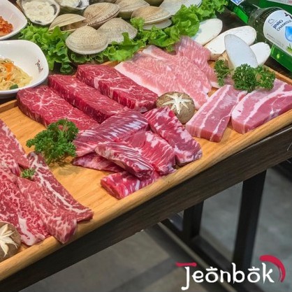 Hà Nội [E-Voucher] Buffet Premium nướng thượng hạng tại nhà hàng Jeonbok ẩm thực Hàn Quốc số 1 tại HN- Áp dụng buổi trưa