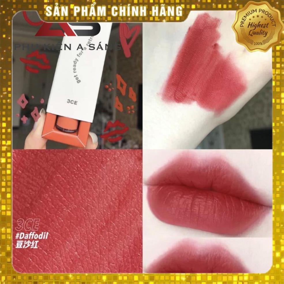 [ Hàng Chính Hãng - Check Mã ] Son Kem 3CE Speak Up Vỏ Xanh - Classic Blue  Hot trend 2020 Đủ 3 Phiên Bản Màu