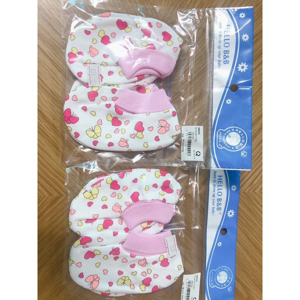 Bộ bao tay chân bo Hello B&B