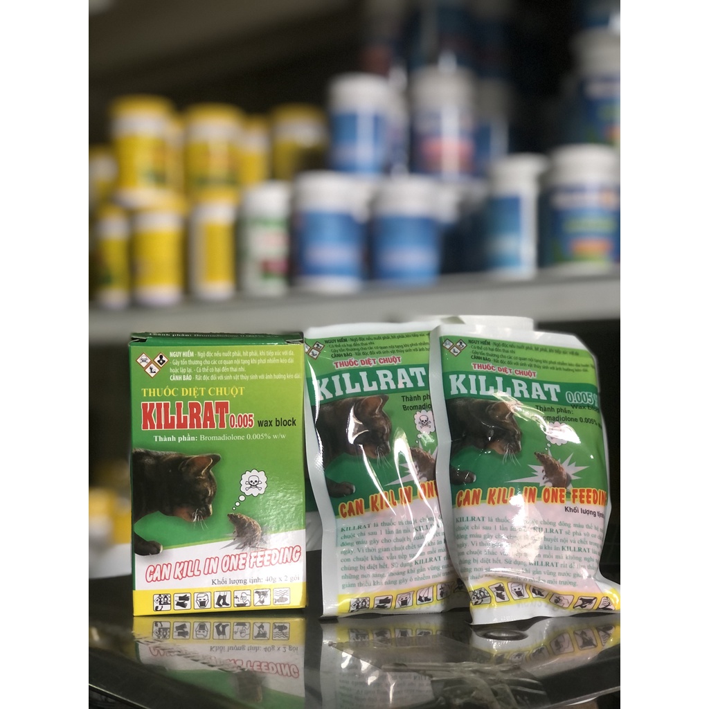 Thuốc diệt chuột Killrat - 50g - 2 gói