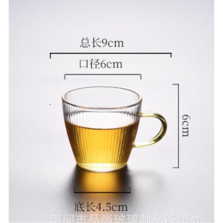 Set ấm chén pha trà thuỷ tinh