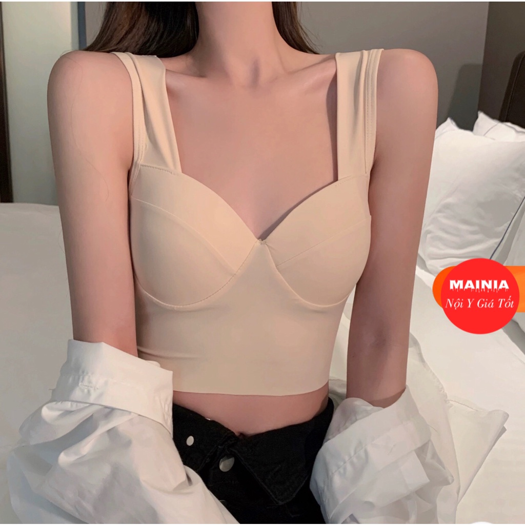 [Loại 1 Túi Zip] Áo Bra Su Cao Cấp Kiểu Mới Hottrend Áo Croptop Siêu Đẹp Co Giãn Thoải Mái Mainia Shop