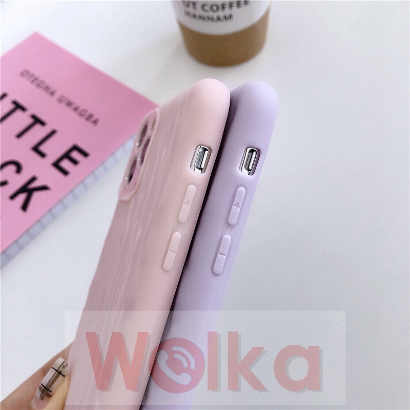 Ốp điện thoại họa tiết vân cát trơn màu mềm cho Oppo A9 A5 2020 A3s A5s A7 F9 F9pro A11 A12 A12E A11K F11 F5 A83 A57 A39 | BigBuy360 - bigbuy360.vn