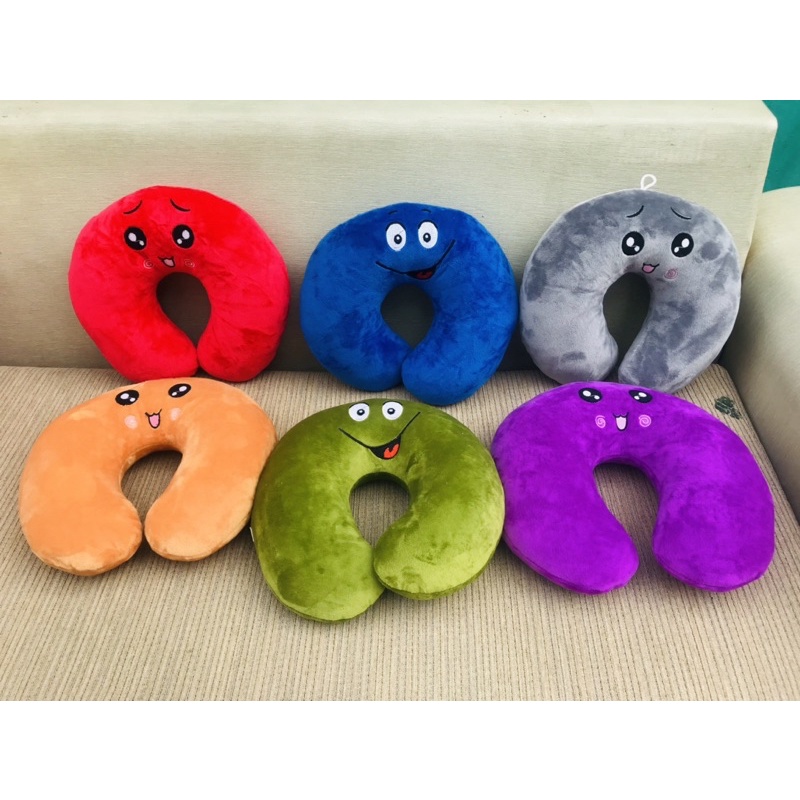Gối Chữ U, kê cổ Ngủ Văn Phòng Mềm Mịn.
