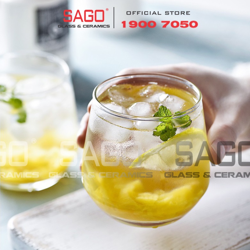 Ly Thủy Tinh Deli Lexington Rock 370ml | Thủy Tinh Cao Cấp