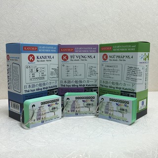 Combo Flashcard N5,4 không bảng chữ cái