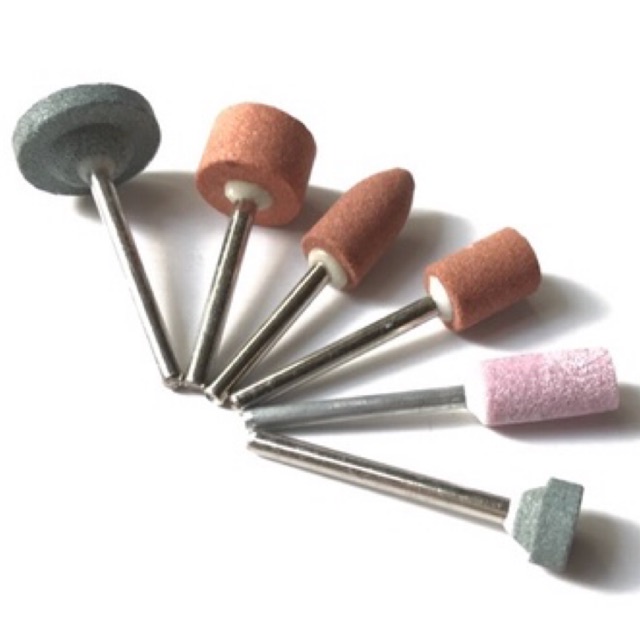 Bộ 6 trục đá mài nhiều hình dạng cán 3,17mm