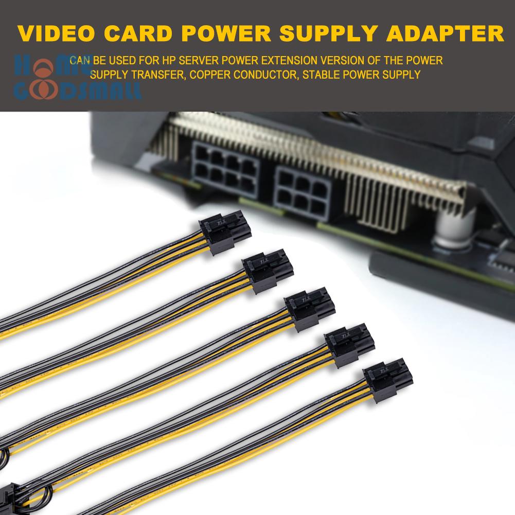 Dây Cáp Chuyển Đổi 6 Pin Sang 8 (6 + 2) Cho Thẻ Video Card Gpu | BigBuy360 - bigbuy360.vn