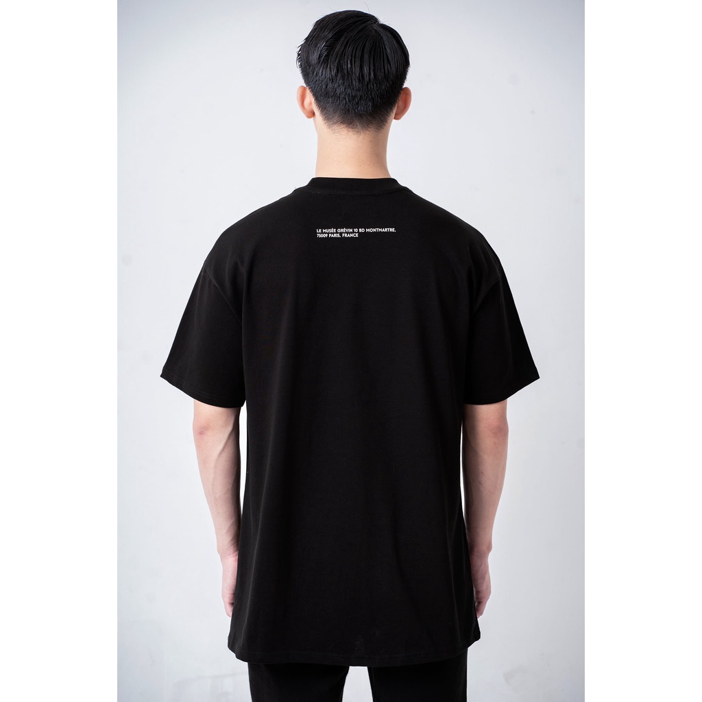 Áo phông nam đen Grévin Le Musée Oversized fit