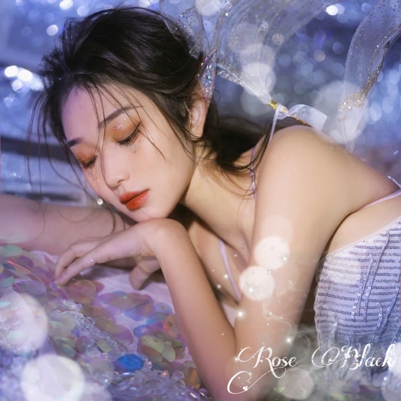 (Loại 1 không rơi kim tuyến) 1 đôi tai giả đính nhũ bling, tai giả phụ kiện cosplay mã U-99