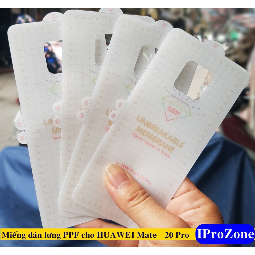 Miếng dán lưng PPF cho HUAWEI Mate 20 Pro