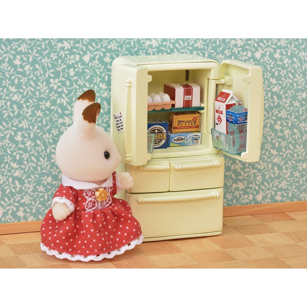 Sylvanian Families Bộ Tủ Lạnh 5 Cửa Refrigerator Set