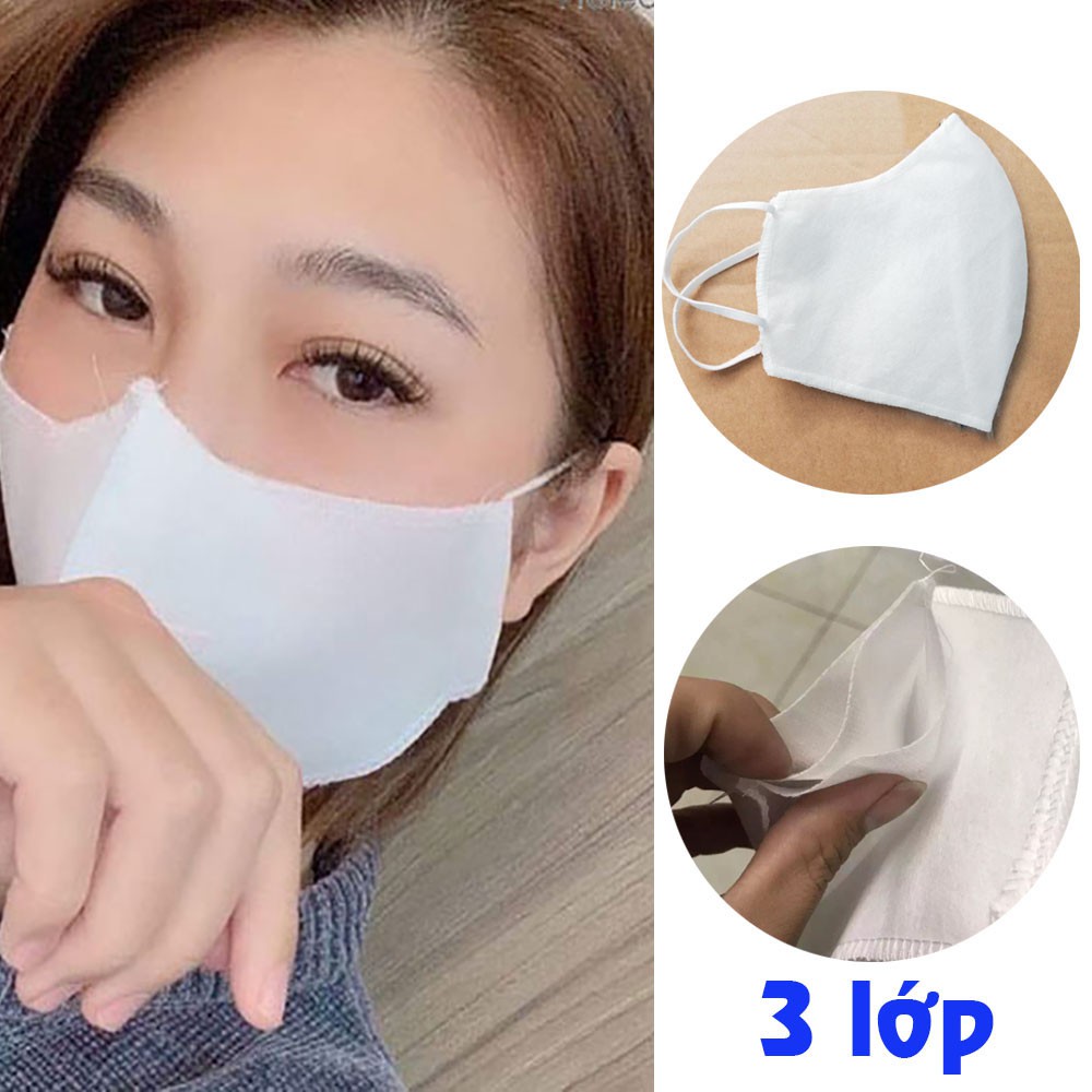 Khẩu trang kháng khuẩn 3d làm từ vải không dệt đã tiệc trùng, tái sử dụng được nhiều lân | BigBuy360 - bigbuy360.vn