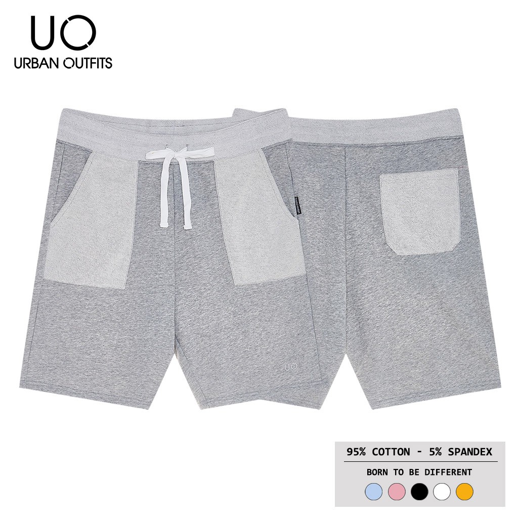 Quần Short Nam Nữ Lưng Thun URBAN OUTFITS Túi Lộn QSR01 Ống Suông Sọt Ngắn Hàn Quốc Outfit Big Size Cotton Nỉ Đẹp Giá Rẻ