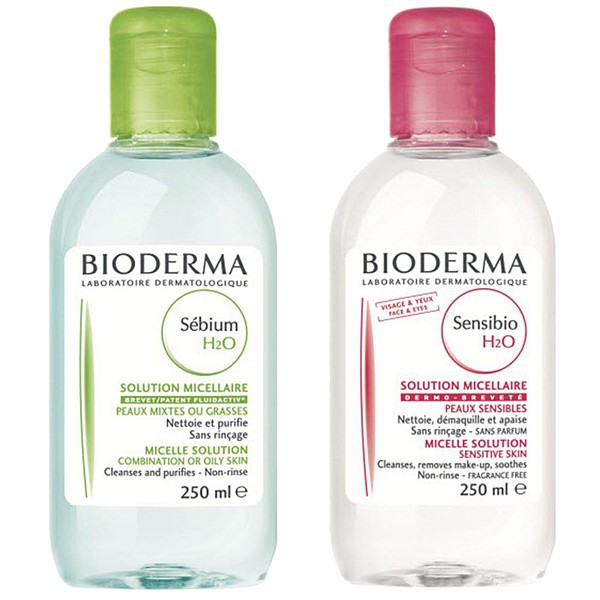 Nước Tẩy Trang Bioderma H20 Hồng, Xanh Lá [100ml ~ 500ml]