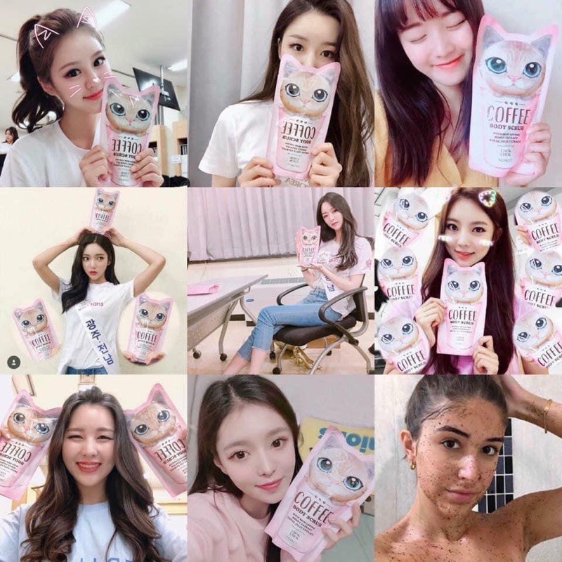 Túi Tẩy Tế Bào Chết Body Chok Chok Coffee Body scrub 200g | BigBuy360 - bigbuy360.vn