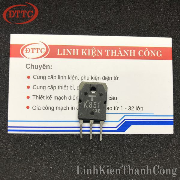 K851 MOSFET N-CH 30A 200V Tháo Máy