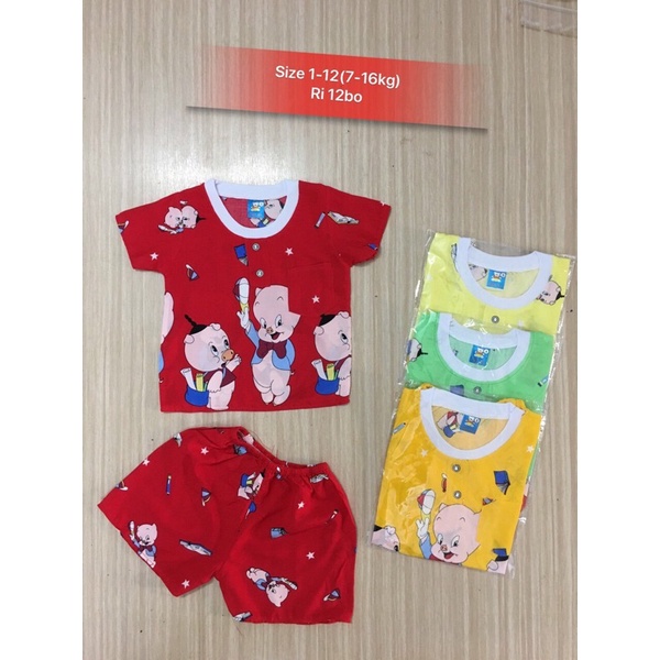 Bộ tole lanh cho bé trai 6-12kg