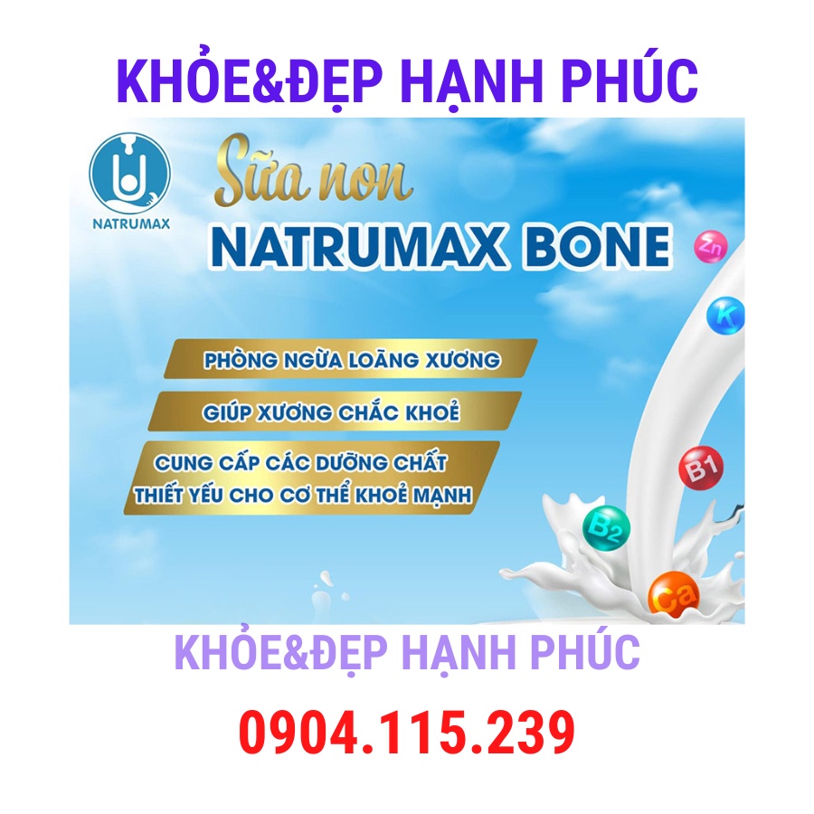Sữa non natrumax bone hỗ trợ xương khớp – 800 gr/hộp