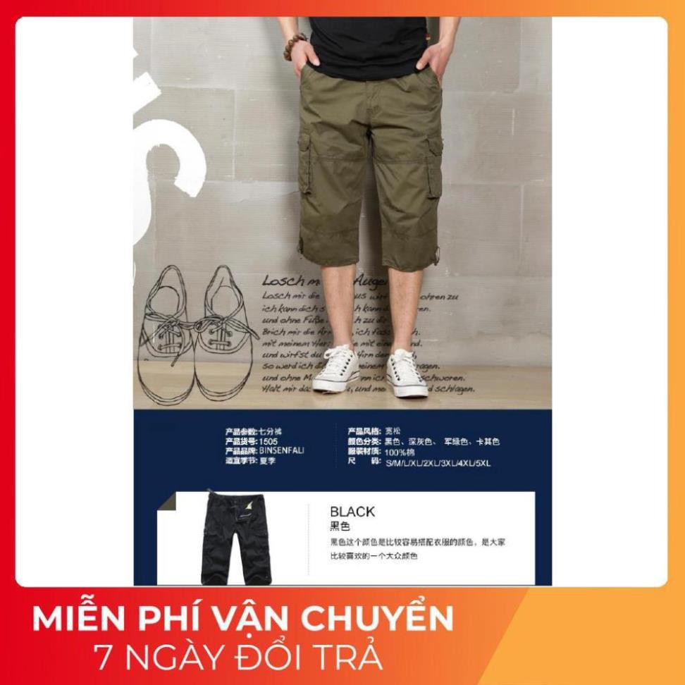 Quần Short Nam Nhiều Túi Phong Cách Thể Thao Năng Động | BigBuy360 - bigbuy360.vn