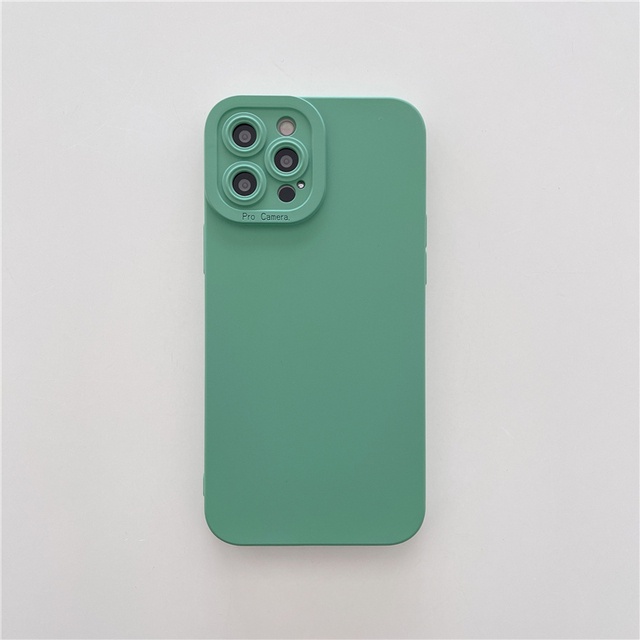 Ốp điện thoại silicon dẻo màu trơn chống sốc sang trọng thích hợp cho IPHONE 11 PRO MAX 8 7 PLUS XS X 10 XR