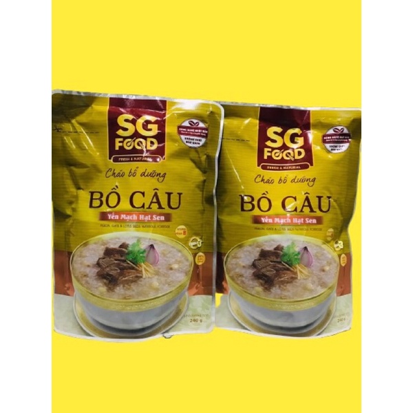 Cháo tươi SG Food dinh dưỡng 240g