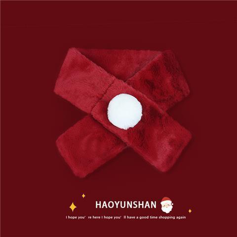 [Aishang Phụ Kiện Đẹp] Mũ Len Beret Che Tai Giữ Ấm Mùa Thu Đông Màu Đỏ Lễ Hội Giáng Sinh