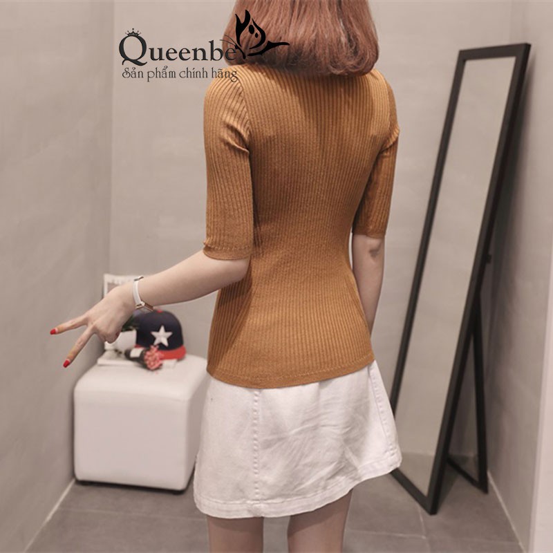 Áo len nữ tay lỡ áo len mỏng mùa thu Queenbe GLA254 Cuocsongvang