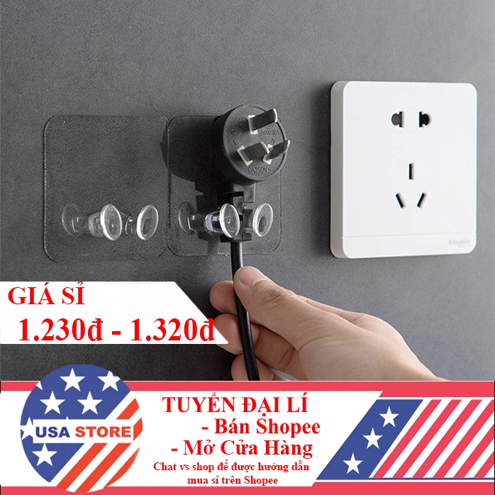 (Video Review) Móc Dán Chân Không Treo PHÍCH CẮM Ổ Điện Móc Dính ĐỠ ĐIỆN THOẠI Khi Sạc