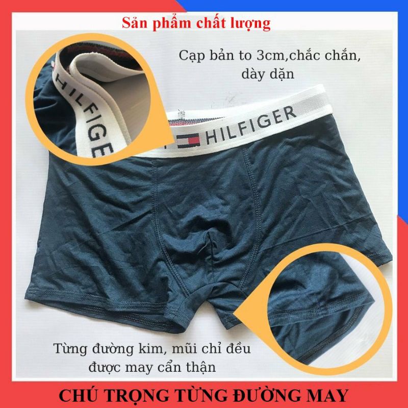 Quần Sịp Đùi Nam Cotton Thun Lạnh Cao Cấp, Quần Lót Nam có 4 màu