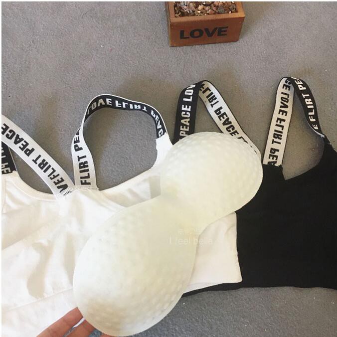 Áo ngực SUXI thể thao in chữ thời trang dành cho nữ