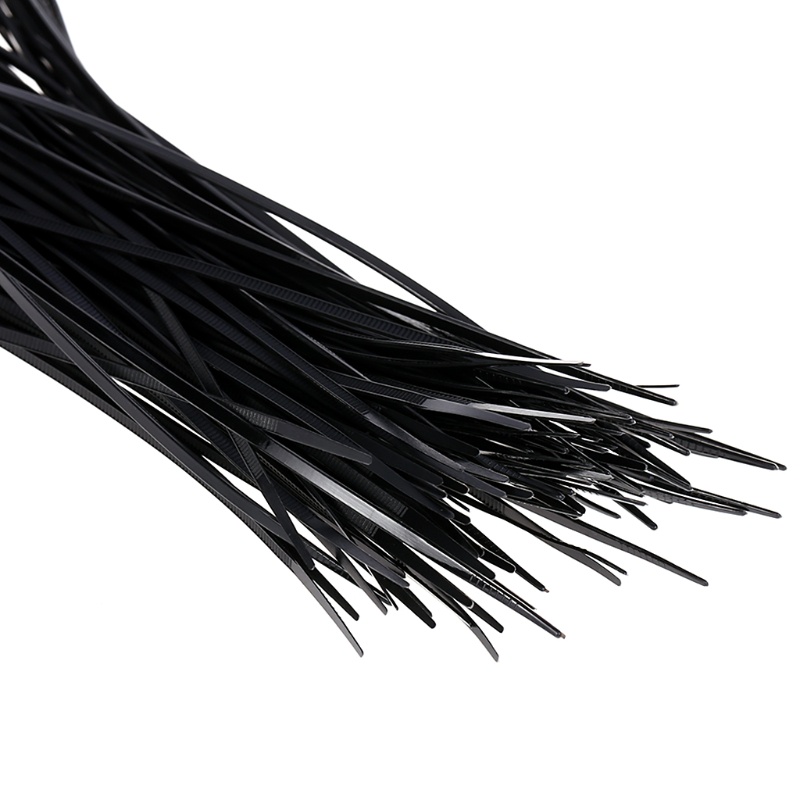 Bộ 100 Dây Nylon Buộc Khóa Xe Đạp 3x200mm Đa Năng