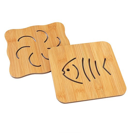 PVN2398 Miếng gỗ lót xoong nồi, chén bát T2 | BigBuy360 - bigbuy360.vn