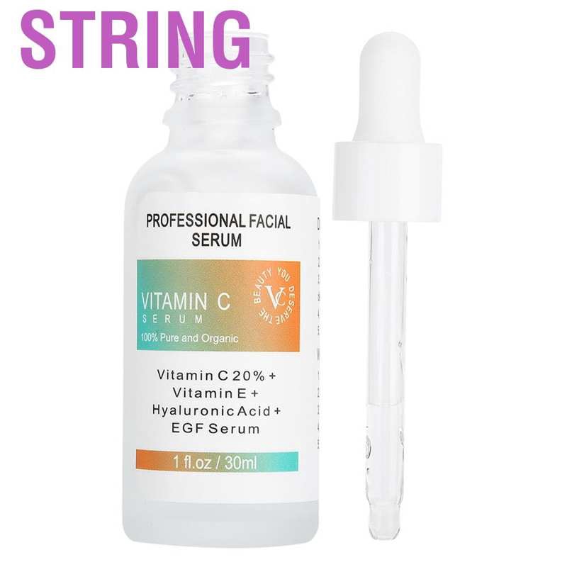 【Ready Stock】String Professional Facial Serum Vitamin C Firming Essense Liquid Skin Regeneration