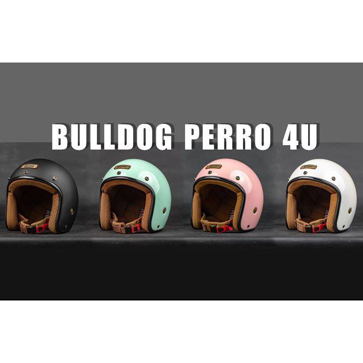 MŨ BẢO HIỂM 3/4 BULLDOG PERRO 4U -X135SHOP