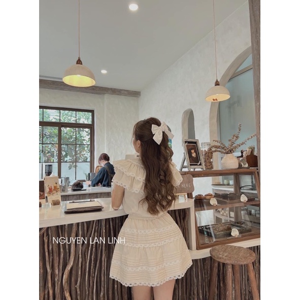 SÉT VÁY TIỂU THƯ PHỐI REN BN02