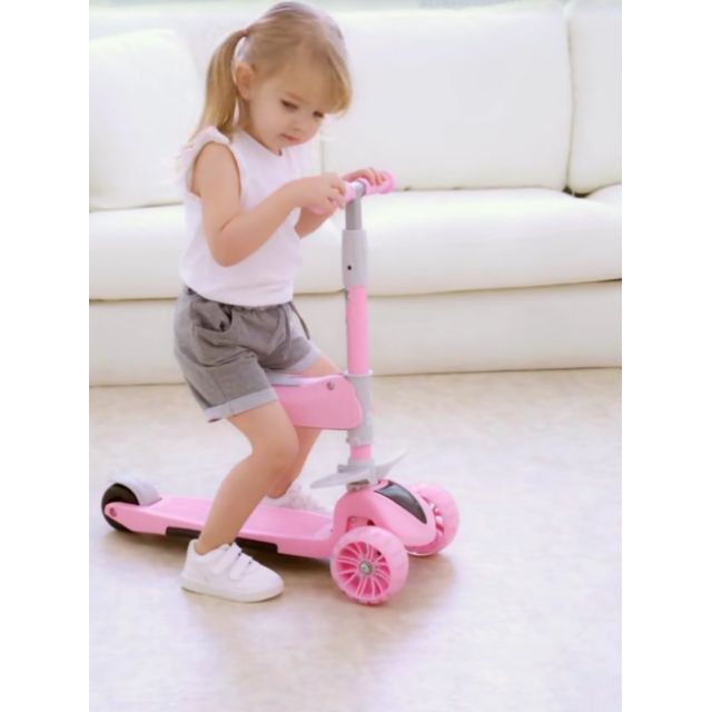 Xe Trượt Scooter Đa Năng Phát Sáng Cho Bé Từ 180g