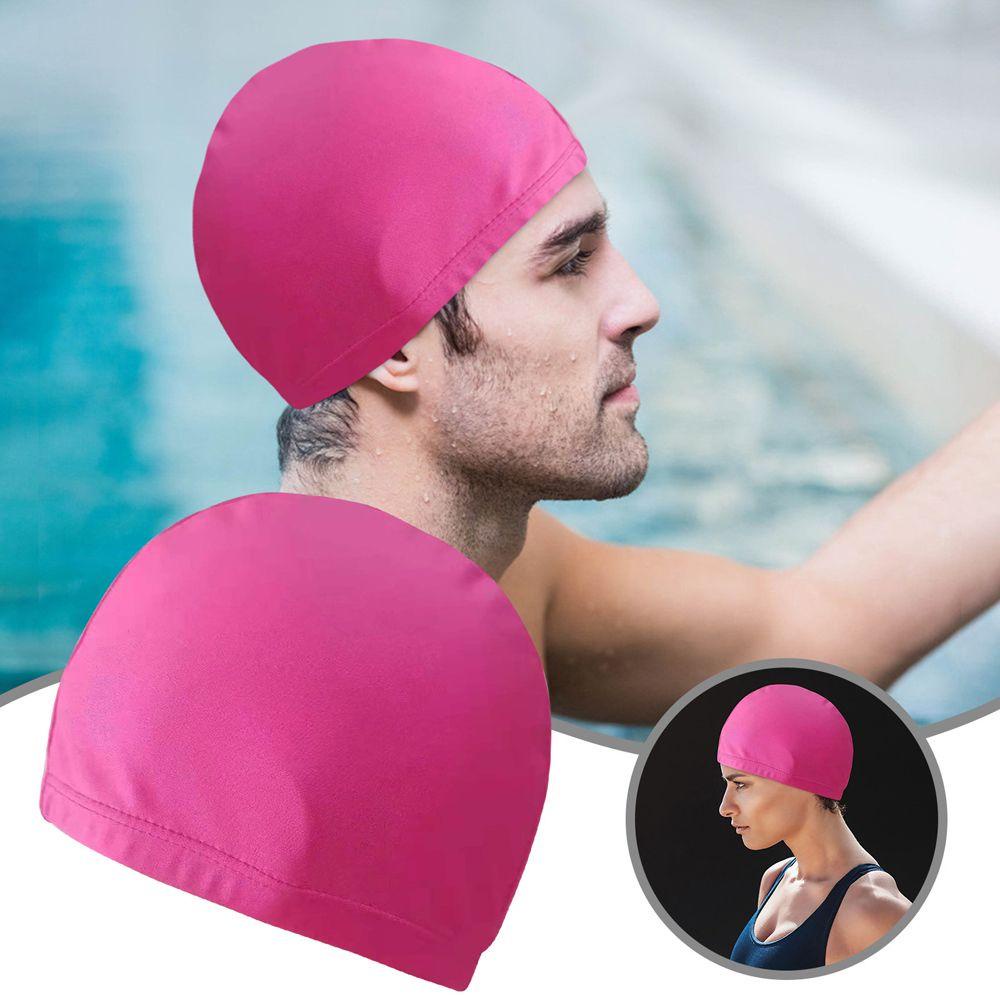Mũ Bơi Vải Lụa Nylon Co Giãn Chống Thấm Nước Khi Chơi Thể Thao BERNARDO