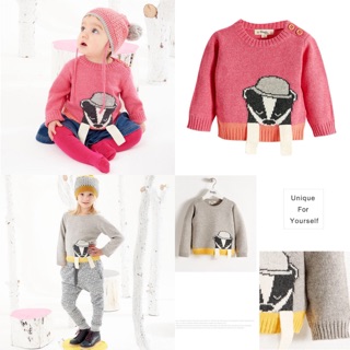 Xả hàng lẻ size- Áo len Bonnie bé gái