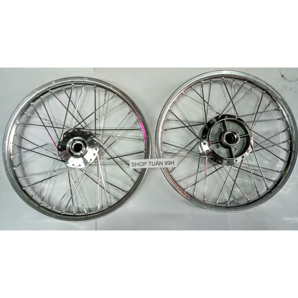 Bánh căm Crom niềng nhôm Thái dành cho Sirius đĩa bản 1.4