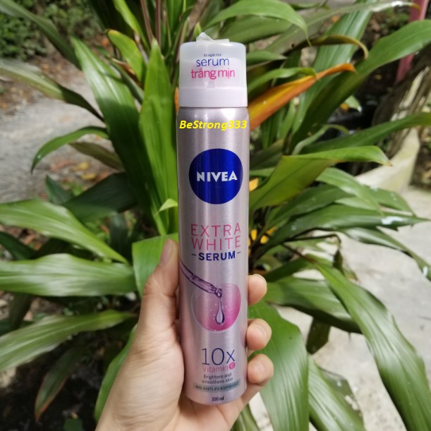 Xịt ngăn mùi Serum Nivea trắng mịn 100ml