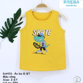 Áo cộc ba lỗ dokma size 2-6y