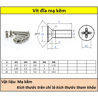 Bulong đầu bằng M6 (Túi 10)