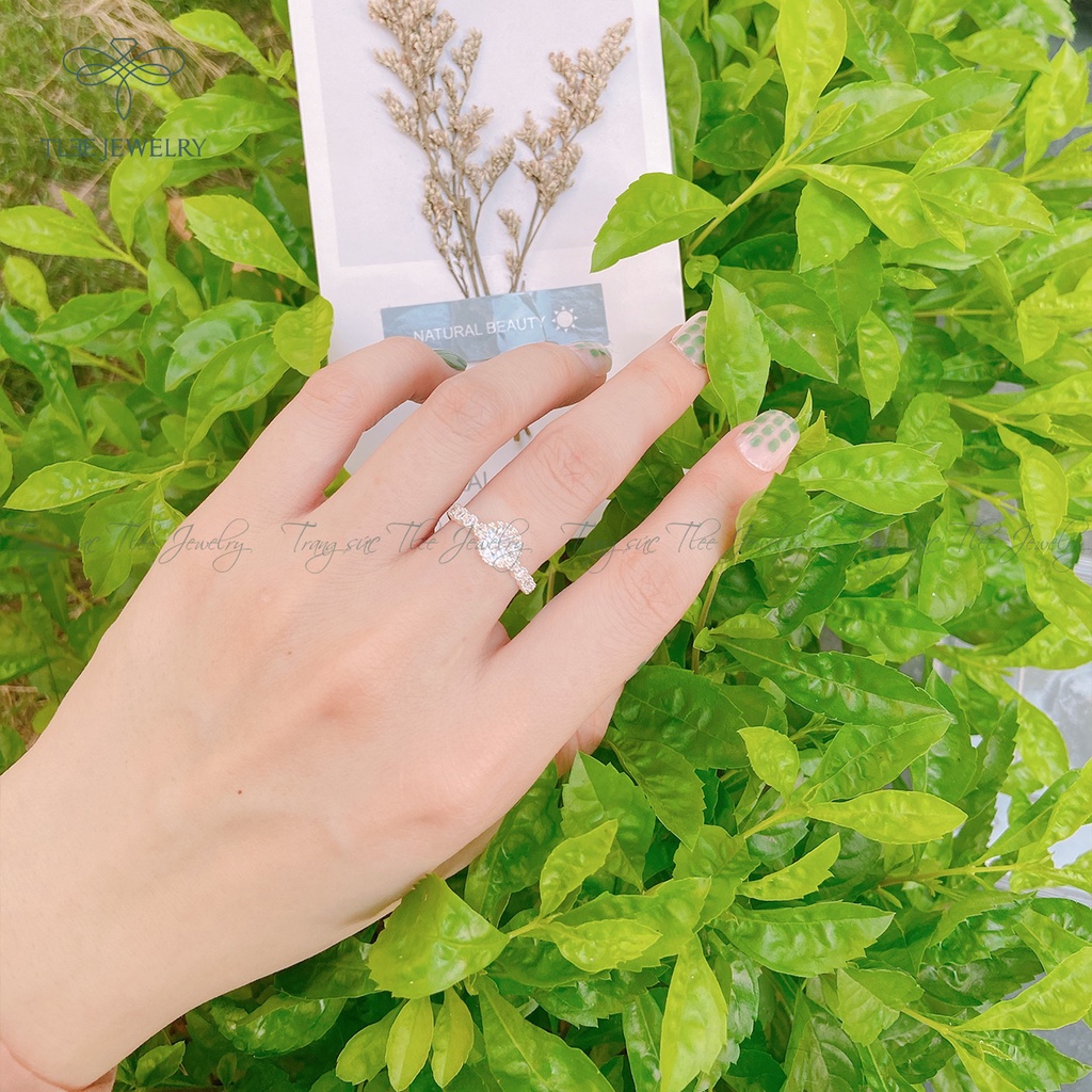 Nhẫn bạc nữ TLEE Grace Prince lấp lánh xinh xắn NCJ A0102