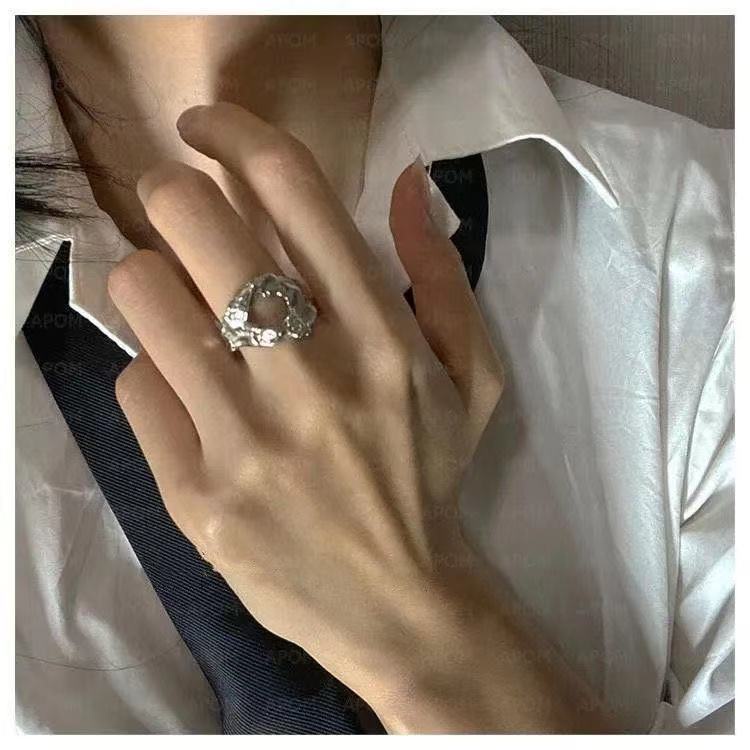 Nhẫn hở hình dạng độc đáo có thể điều chỉnh phong cách cổ điển thời trang