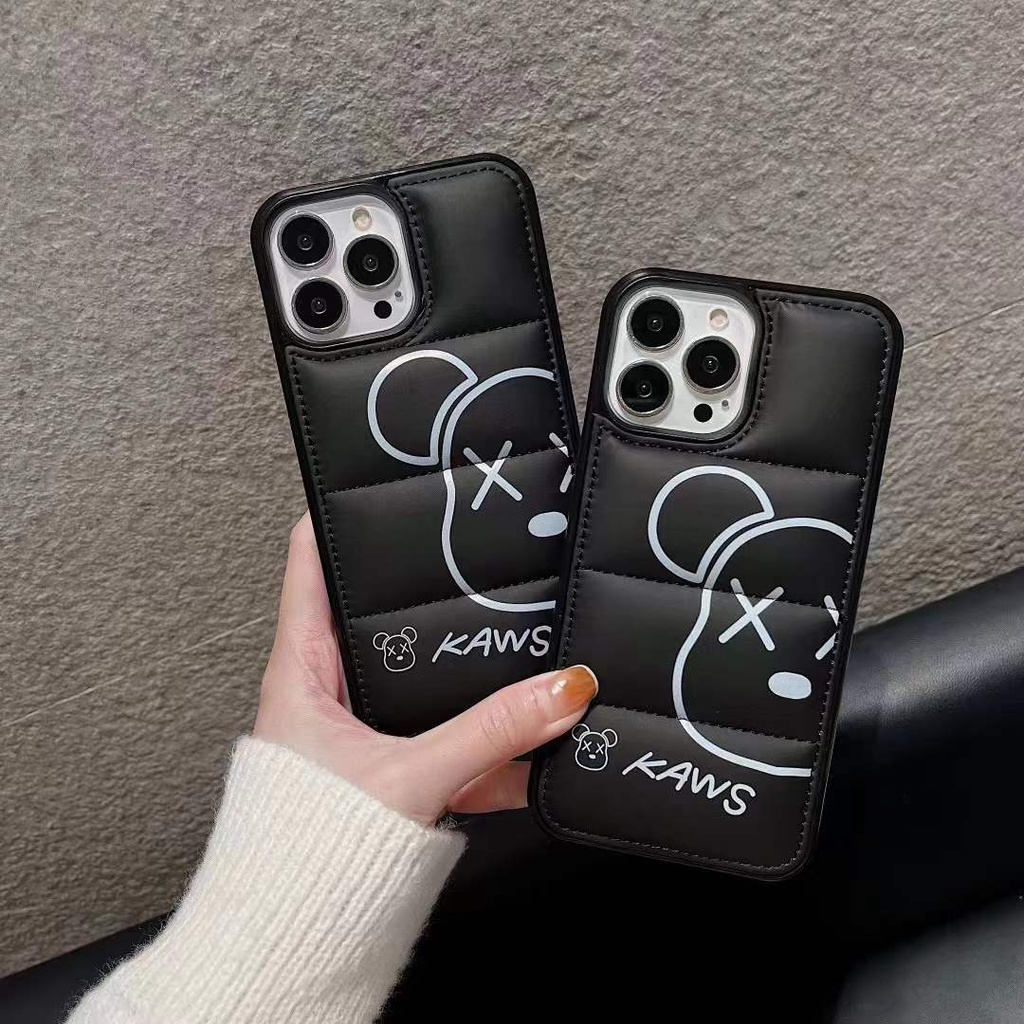 Ốp điện thoại in hình gấu Kaws sang trọng bảo vệ cho iPhone 13 Pro Max 12 Pro Max 11 Pro Max 7plus Xs IX Xs Max XR