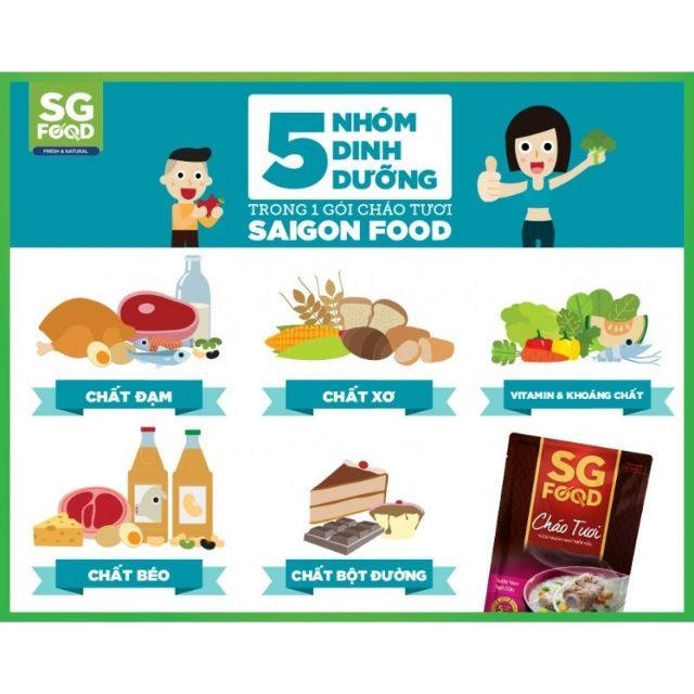 (HCM) CHÁO ĂN DẶM CHO BÉ 10-12 THÁNG SG FOOD